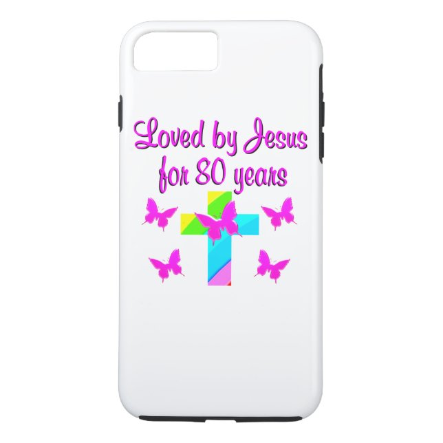 CHRISTIAN 80 BIRTHDAY KOR DESIGN Case-Mate iPhone SKAL (Baksida)