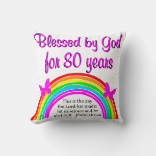 CHRISTIAN 80:E BIRTHDAY KUDDE