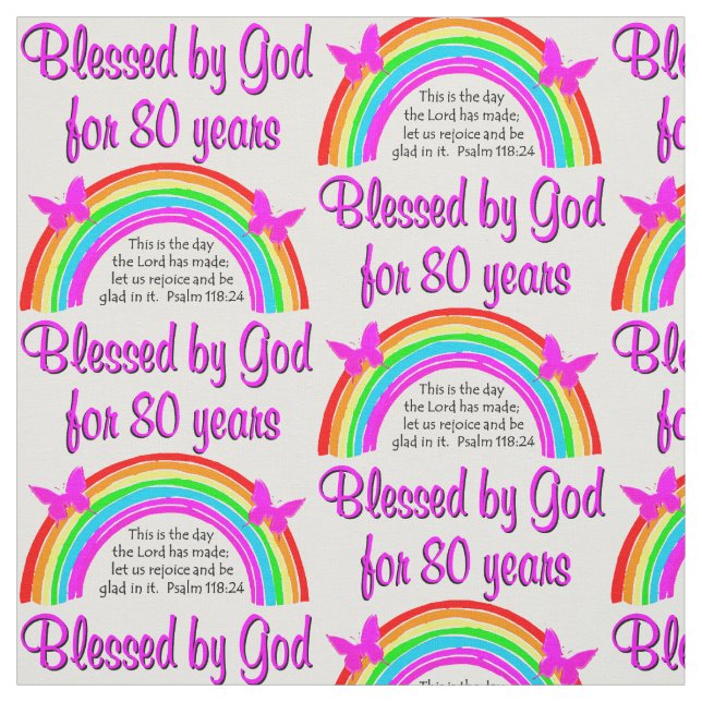 CHRISTIAN 80:E BIRTHDAY TYG (Provkarta)