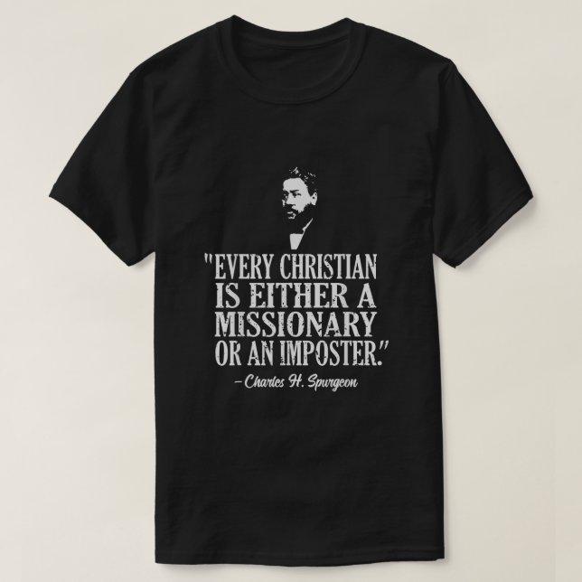 Christian A Missionary eller Imaffisch Charles Spu T Shirt (Design framsida)