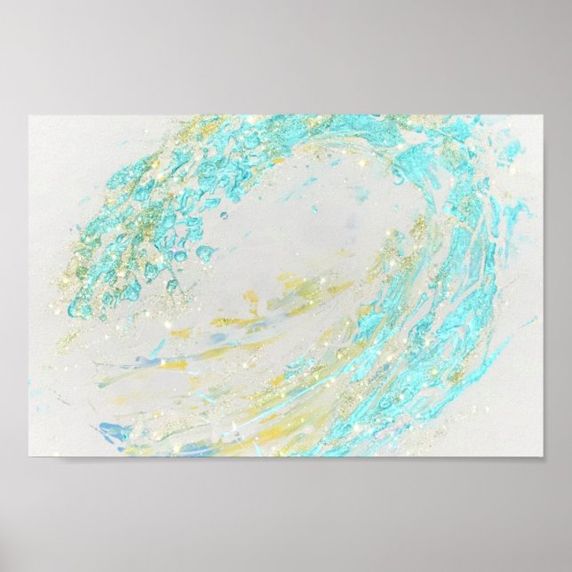 Christian Abstrakt Inspiration-profet konstverk Poster (Framsidan)