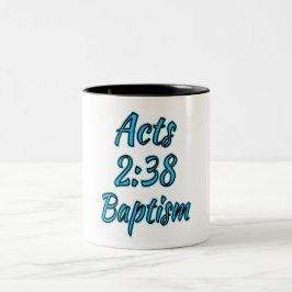 Christian Acts 2:38 Mugg