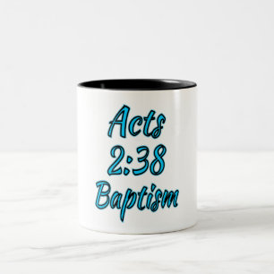 Christian Acts 2:38 Mugg