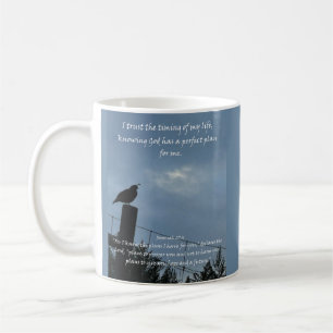 Christian AffirmQuote & motsvarande bibel Kaffemugg