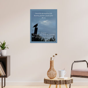 Christian AffirmQuote & motsvarande bibel Poster