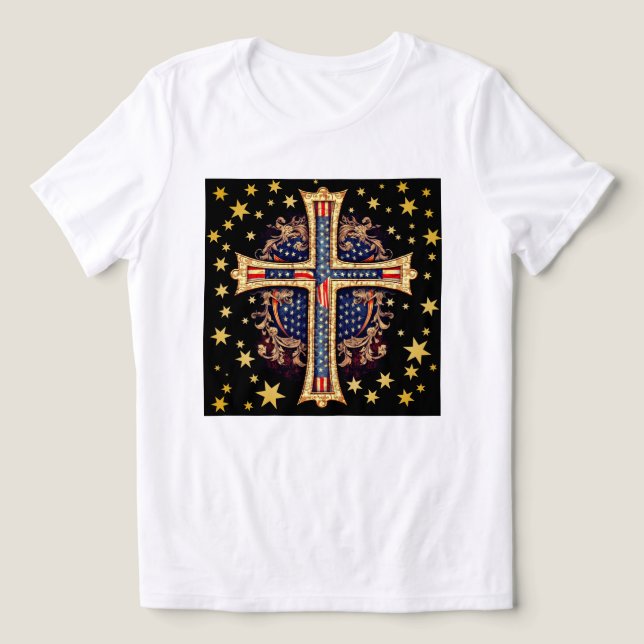 Christian American Kor T Shirt (Design Framsida)