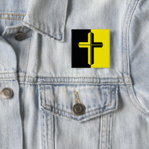 Christian Anarcho Capitalist Badge Knapp