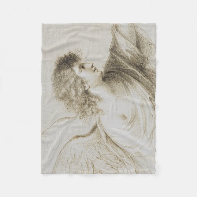 Christian angel av Francesco Bartolozzi Fleecefilt (Framsidan)