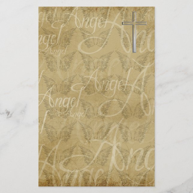 Christian Angel Stationary Brevpapper (Framsida)