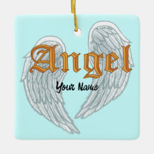 Christian Angel Vingar ornament