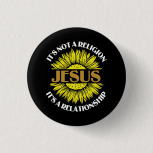Christian är inte en religion Jesus Solros Knapp