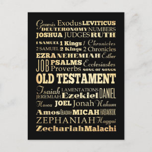 Christian Art - Bokar från Gamla testamentet. Vykort