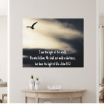 Christian Art, inspiration, John 8 mot 12 Canvastryck<br><div class="desc">Christian Art - John 8 Vs 12 i Wrapped Canvas Print. Designad med bilden av en duva i flyget från mörker till ljus. Skripttexten innehåller: Jag är världens ljus. Den som följer efter mig kommer inte att gå i mörkret utan ha livets ljus. En biblisk manusförfattare för kristna och evangeliska....</div>