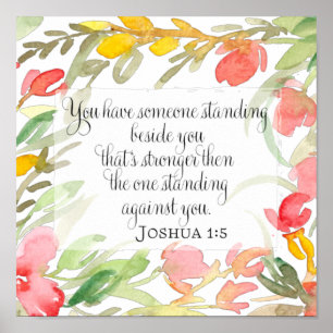 Christian Art   Joshua 1:5 Poster