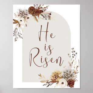 Christian Art Påsk Han är Risen Poster