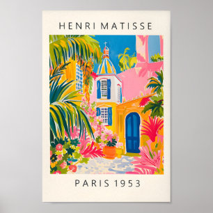 Christian Art Print, Church Painting inspirerad av Poster
