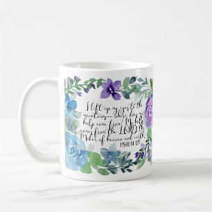 Christian art Psalm 121 Kaffemugg