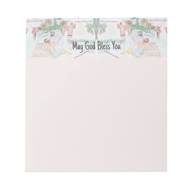 Christian Artwork the bra Samaritan Anteckningsblock (Framsida)