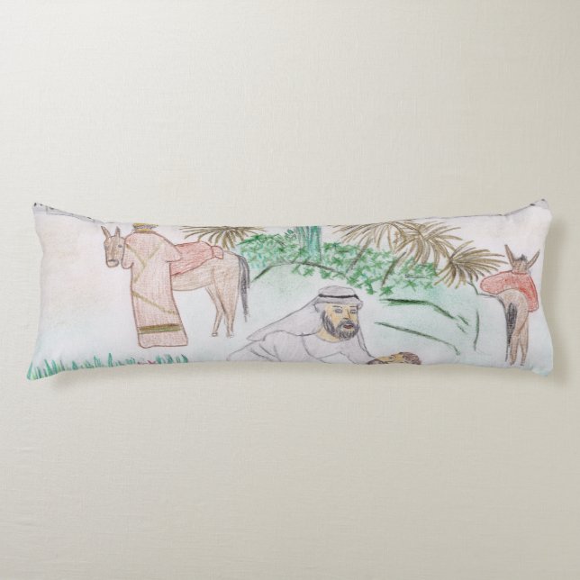 Christian Artwork the bra Samaritan Kroppskudde (Framsidan)