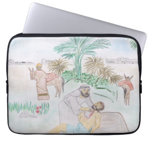 Christian Artwork the bra Samaritan Laptop Fodral