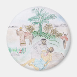 Christian Artwork the bra Samaritan Magnet