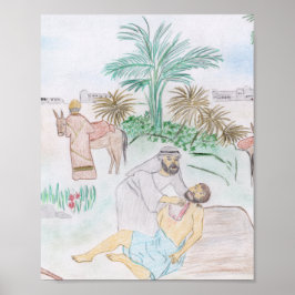 Christian Artwork the bra Samaritan Poster