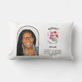 Christian AUGUST Birth Month Flower NAMN PHOTO Lumbarkudde