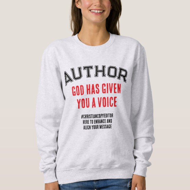 Christian Author GOD HAR GETT DIG EN RÖSTAnpassnin T Shirt (Framsida)