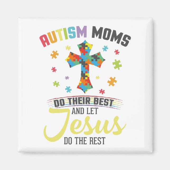 Christian Autism Mammor gör sitt bästa för att Jes Magnet (Framsidan)
