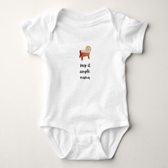 Christian Baby Bodykostym T Shirt (Framsida)
