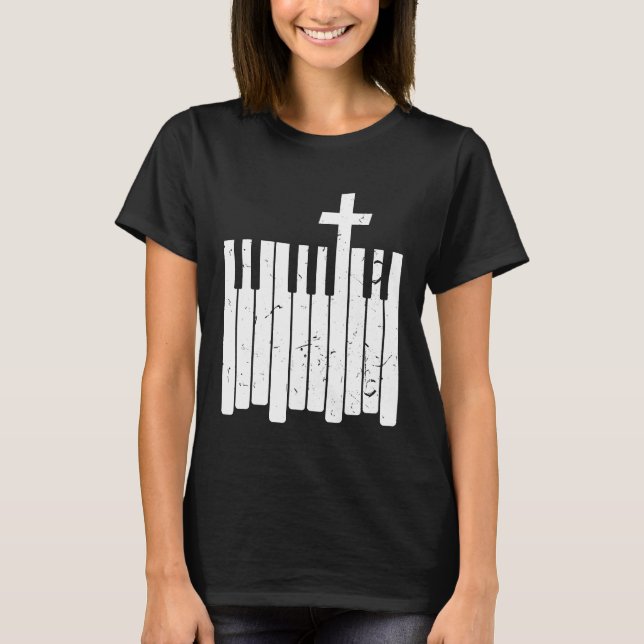 Christian Band Christian Piano Sten Classic T Shirt (Framsida)