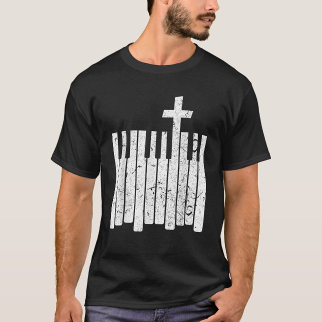 Christian Band Christian Piano Sten Classic T Shirt (Framsida)