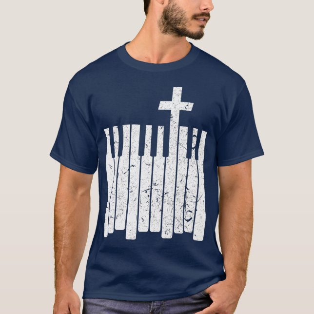Christian Band Christian Piano Sten Classic T Shirt (Framsida)