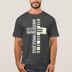 Christian Band Musician Rock musik Piano T Shirt