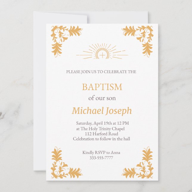 CHRISTIAN BAPTISM-INBJUDANDE INBJUDNINGAR (Framsida)