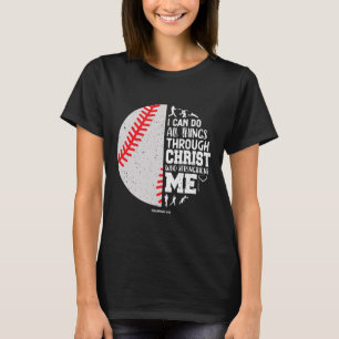 Christian Baseball Bible Verse All T Shirt