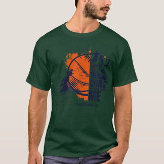 Christian Basketball s Manar Boys Kids Religiösa G T Shirt