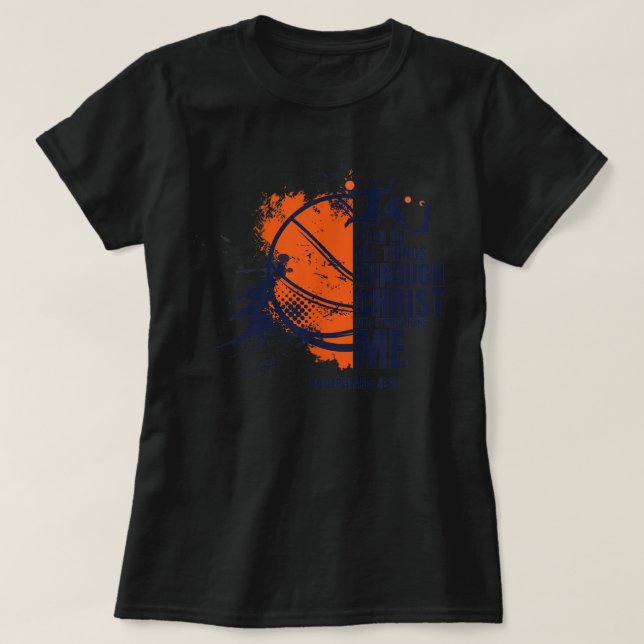Christian Basketball Shirts Manar Boys Kids Religi T Shirt (Design framsida)