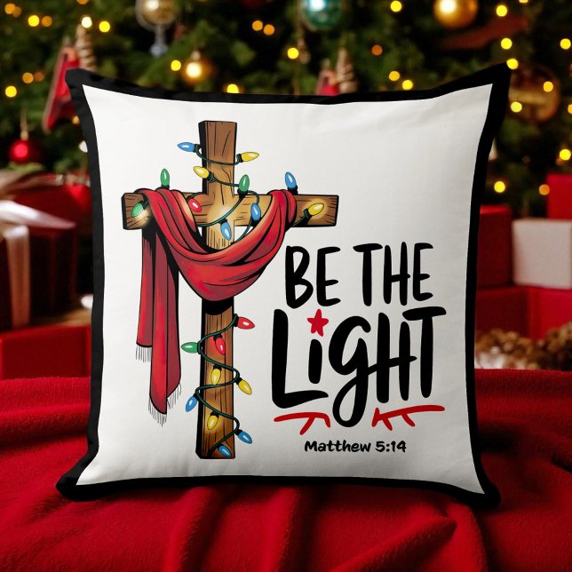 Christian - Be the Light - Christmas Kudde (Skapare uppladdad)
