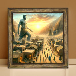 Christian Bible Giants in Caanan Art Poster