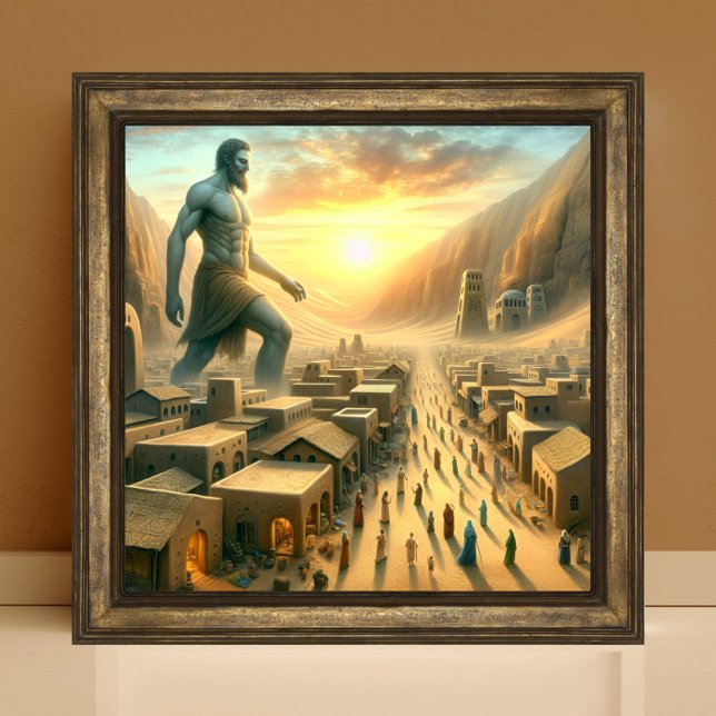 Christian Bible Giants in Caanan Art Poster (Skapare uppladdad)
