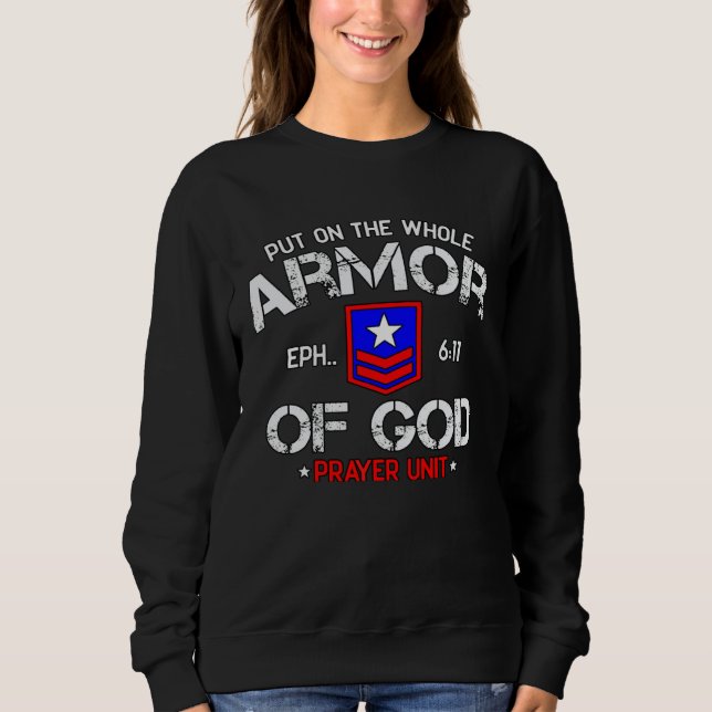 Christian Bible Motivation Armor of God Ephesians  T Shirt (Framsida)