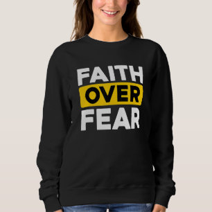 Christian Bible Prayer Faith Över rädslan T Shirt