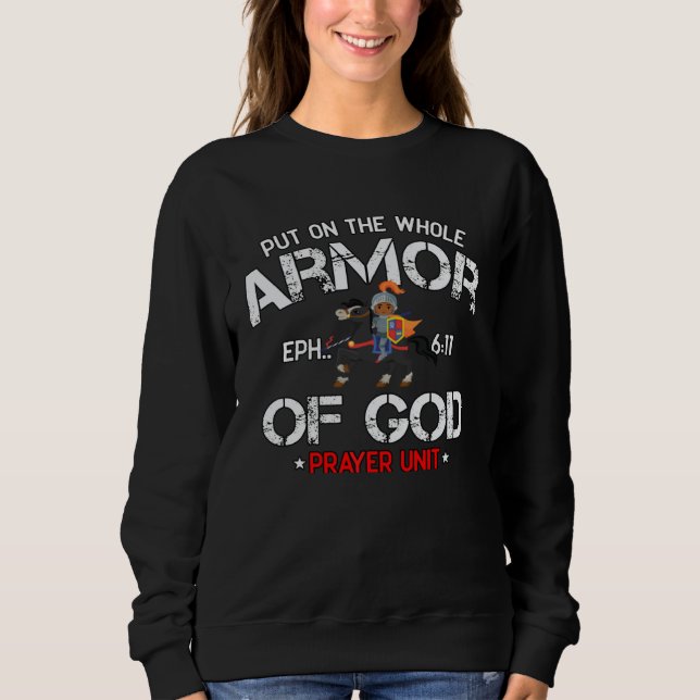 Christian Bible Quote Armor of God Ephesians 611 E T Shirt (Framsida)
