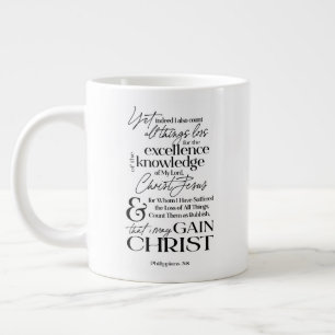 Christian Bible Quote Jumbo Mugg