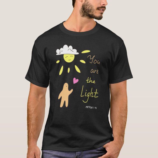 Christian Bible Quote Matthew 514 Citat du är T Shirt (Framsida)
