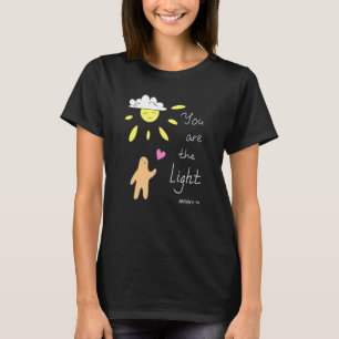 Christian Bible Quote Matthew 514 du är låret T Shirt