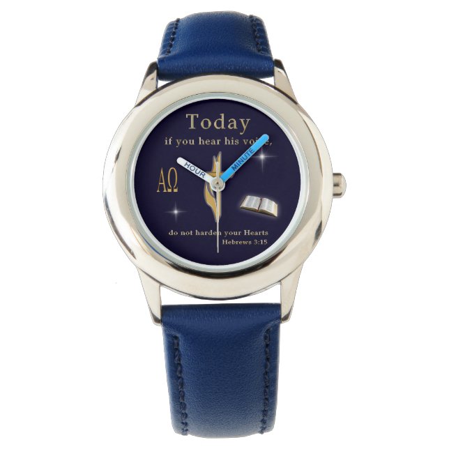 Christian Bible Scripture Armbandsur (Framsida)
