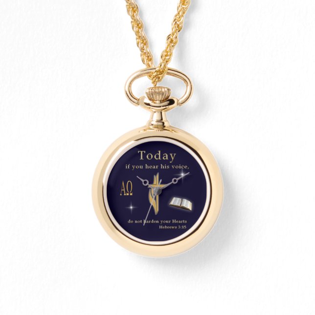 Christian Bible Scripture Armbandsur (Framsida)