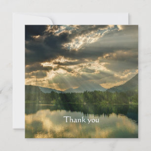 Christian Bible Scripture Tack Sunlight Lakeside Kort